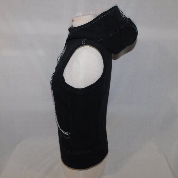 Lululemon Limited Edition Womens 6 Black Scuba Hoodie Vest **READ - Picture 6 of 11